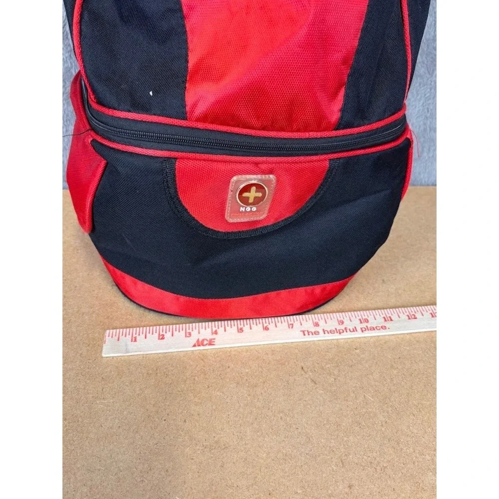 NGG Swiss Edition Insulated‎ Cooler Backpack Hiking Travel Red Black Daypack